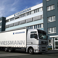 Viessmann-Zellen, per LKW angeliefert