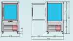 KBS K�hlvitrine Prisma 200 TN/PF mit 3 Rosten