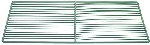 Ersatzteile K&uuml;hlschrank Gitterrost 530 x 325 mm, kunststoffbeschichtet, grau