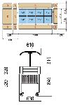 Nordcap Bain Marie EUROPA BM-1420 wei�