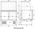 KBS Saladette 908 mit Glasaufbau