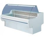 KBS Space 1200 / Farbe RAL 9010 wei� Freik�hltheke mit gebogener