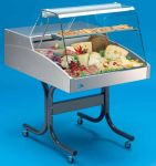 KBS Mehrzweckvitrine Super 750 C gebogene Scheibe