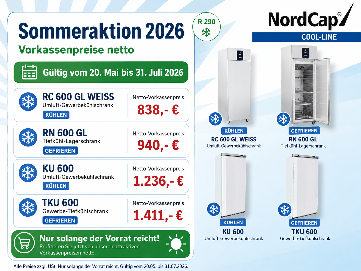Die Nordcap Cool-Line Sommeraktion