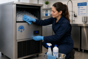 Reinigung eines Eisbereiters