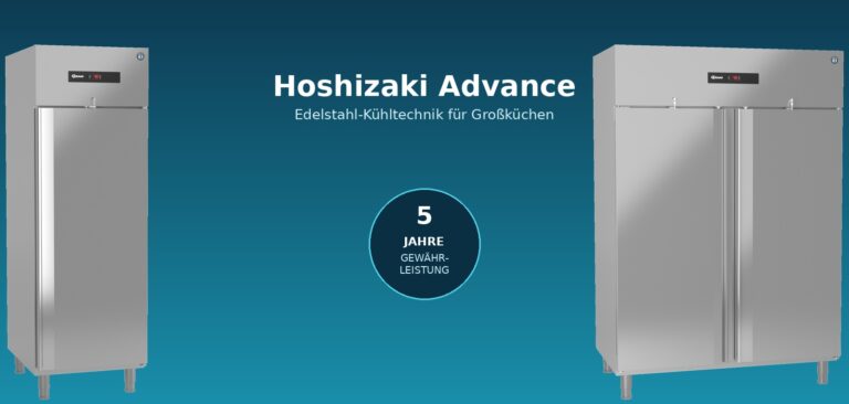 Hoshizaki Advance Kühlschränke mit 5 Jahren Gewährleistung