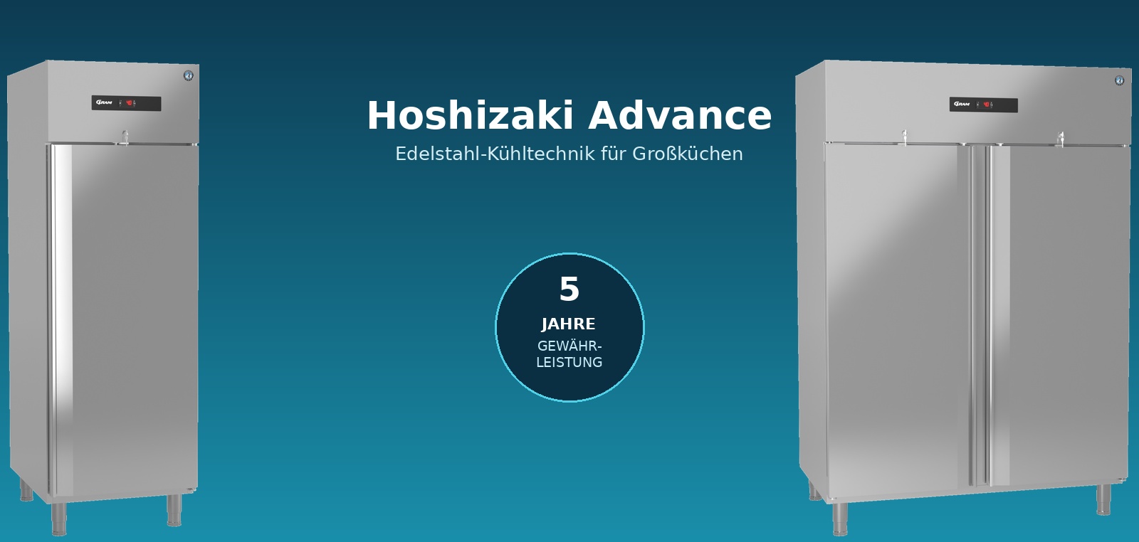 Hoshizaki Advance Kühlschränke mit 5 Jahren Gewährleistung