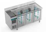 Nordcap Kühltisch, 2 Abteile CLM 650 2-7001