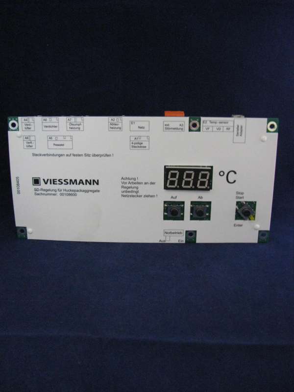 Bild 1: Regelung SD für Viessmann Huckepackaggregate