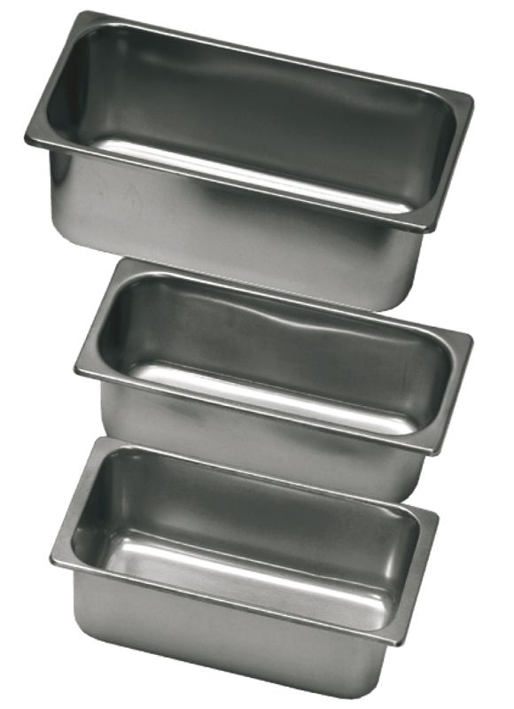 Bild 1: Nordcap Eisschale Edelstahl 9,00 Ltr. (360 x 165 x 180 mm)