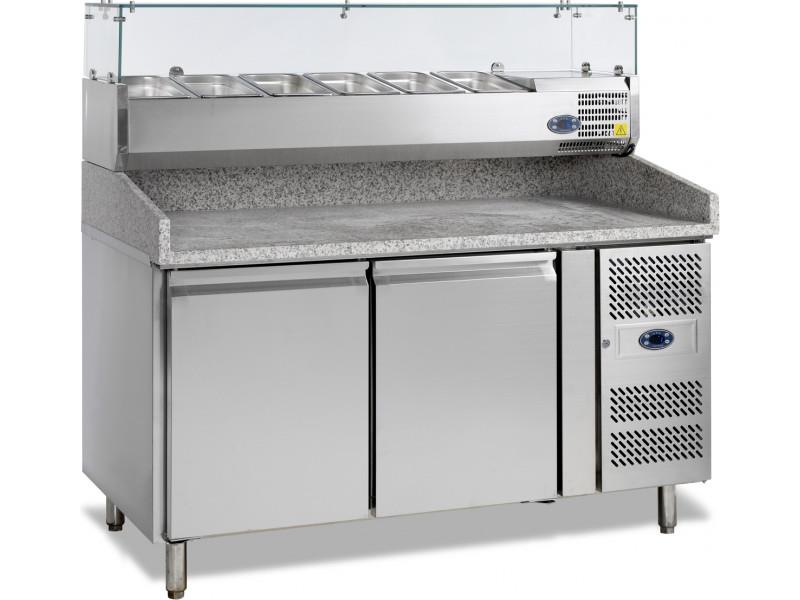 Bild 1: Esta Pizza-Tisch aus Edelstahl - PIZ 1200