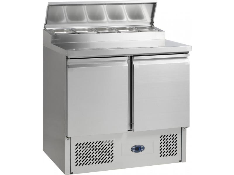 Bild 1: Esta Sandwichtisch aus Edelstahl SWT 900