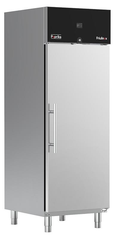 Bild 1: KBS Edelstahlkühlschrank KU 727 Paprika