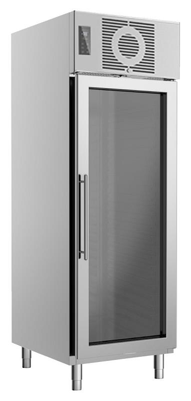 Bild 1: KBS Edelstahlglastürkühlschrank KU 721 G