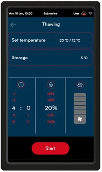 Bild 4: KBS Friulinox Auftaukühlschrank Pure