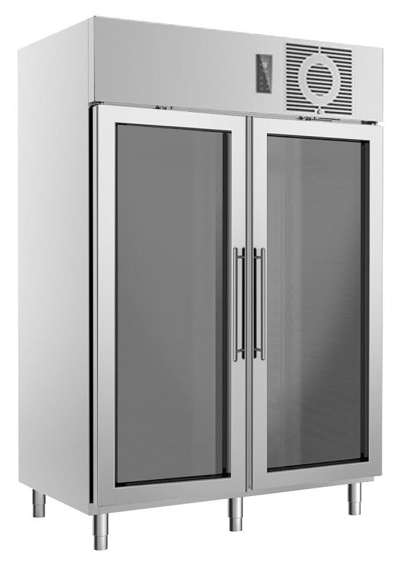 Bild 1: KBS Edelstahlkühlschrank KU 1421 G