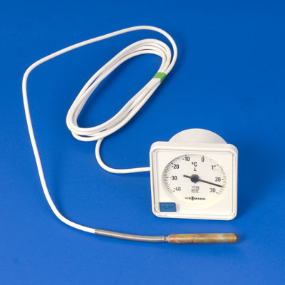 Bild 1: Viessmann Thermometer mit ca. 2 m Kapillare/Messleitung