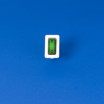 Bild 1: Viessmann Schalter grün für Netzeingang, Baujahr 1991-1994