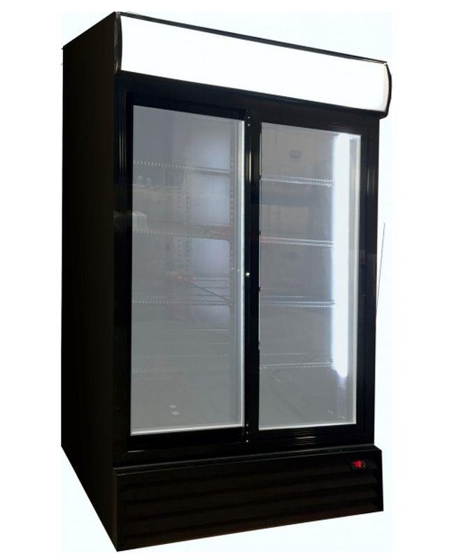 Bild 1: Esta Kühlschrank mit Glastüren SD 1001 GLSS