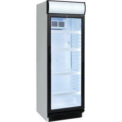 Bild 1: Esta Kühlschrank mit Glastür und Leuchtaufsatz - L 298 GLKh LED