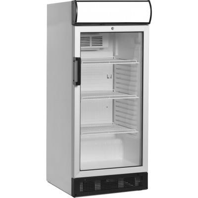 Bild 1: Esta Kühlschrank mit Glastür und Leuchtaufsatz - L 222 GL LED