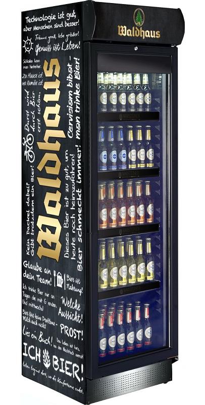 Bild 3: Esta Kühlschrank mit Glastür + Leuchtaufsatz - L 298 GLSSKh-Eco