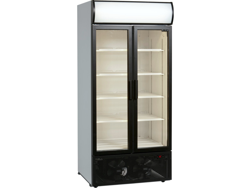 Bild 1: Esta Kühlschrank mit Glastüren HL 891 GL