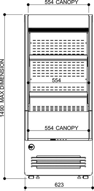 Bild 4: Iarp Wandkühlregal Joy 30-Lite