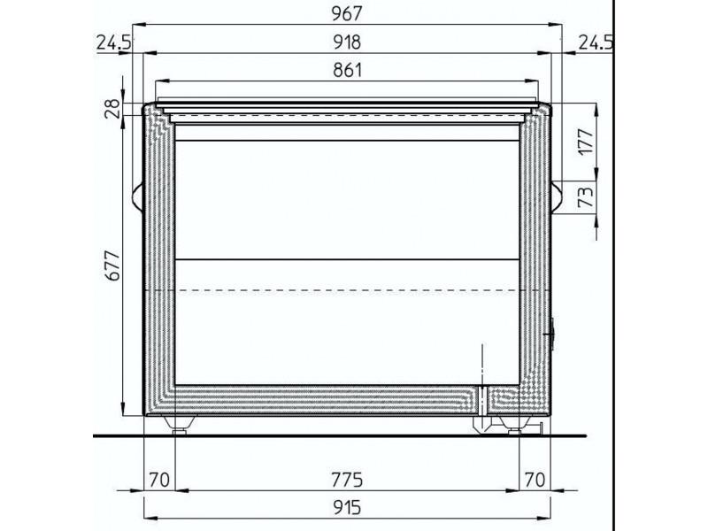 Bild 3: Iarp Jumbo-Tiefkühltruhe GT 250-S