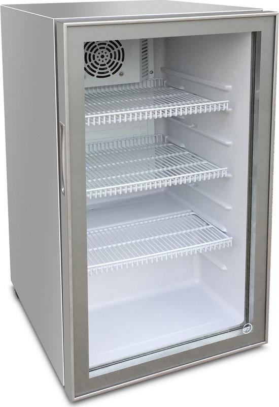 Bild 1: Esta Iarp Glastür Kühlschrank Counter 98-Silver