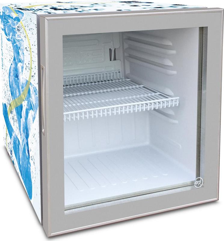 Bild 3: Esta Iarp Glastür Kühlschrank Counter 50-Silver