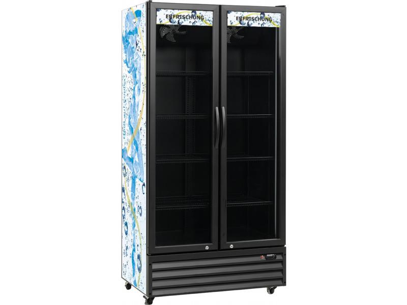 Bild 4: Esta Glastür Kühlschrank SD 826E-Black