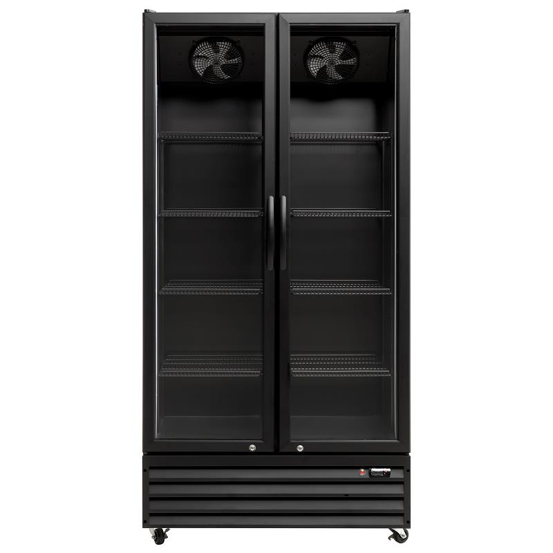 Bild 3: Esta Glastür Kühlschrank SD 826E-Black