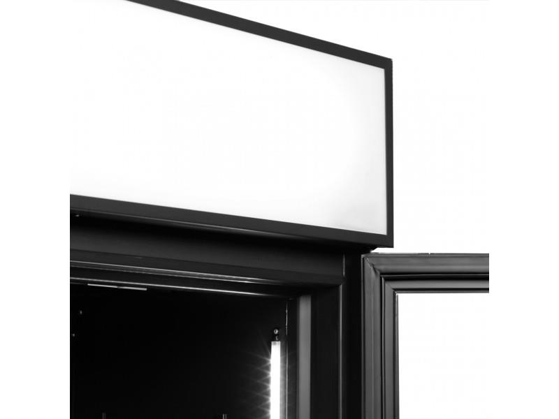 Bild 4: Esta Glastür-Kühlschrank mit Drehtüren HL 1000 GLSS