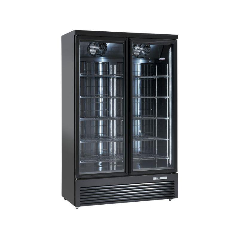 Bild 1: Esta Glastür Tiefkühlschrank KF 1006-E Black