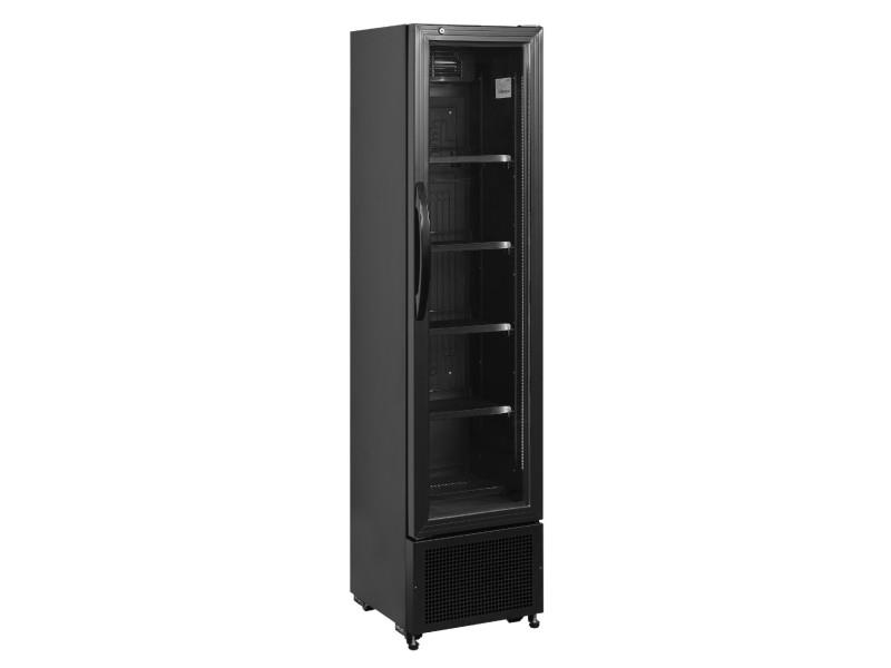 Bild 1: Esta Kühlschrank mit Glastür  L 175 GSS-LED Black