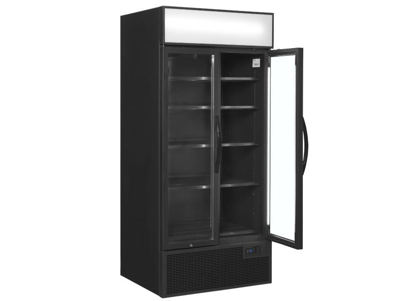 Bild 3: Esta Kühlschrank mit Glastüren HL 891 GLSS-Black