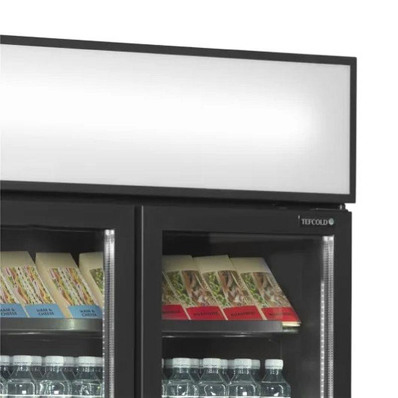 Bild 4: Esta Kühlschrank mit Glastüren HL 891 GLSS-Black