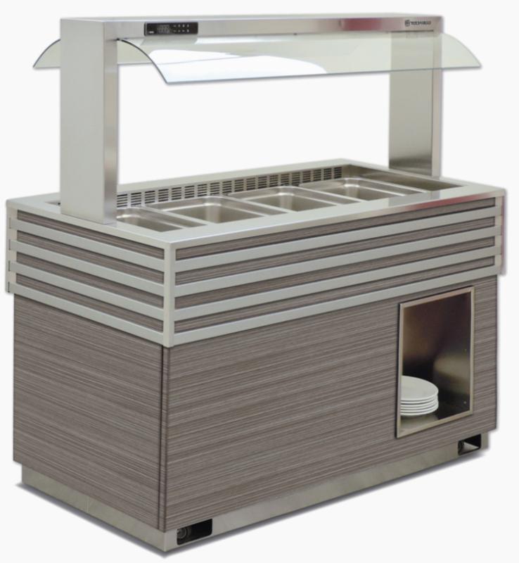 Bild 1: KBS Salatbar für GN-Behälter Buffet Frutiger 6