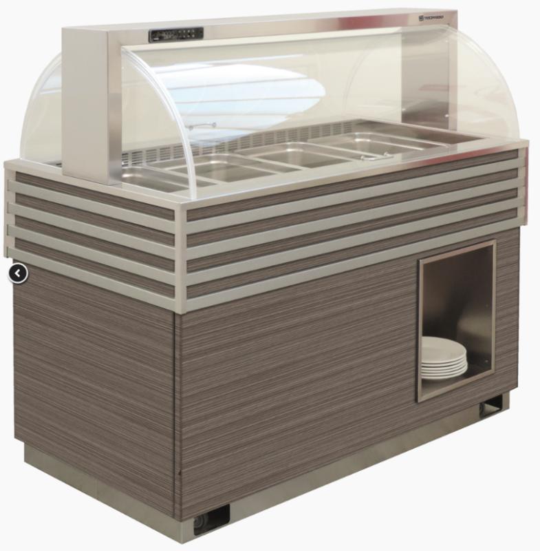 Bild 1: KBS Salatbar für GN-Behälter Buffet Frutiger 4K