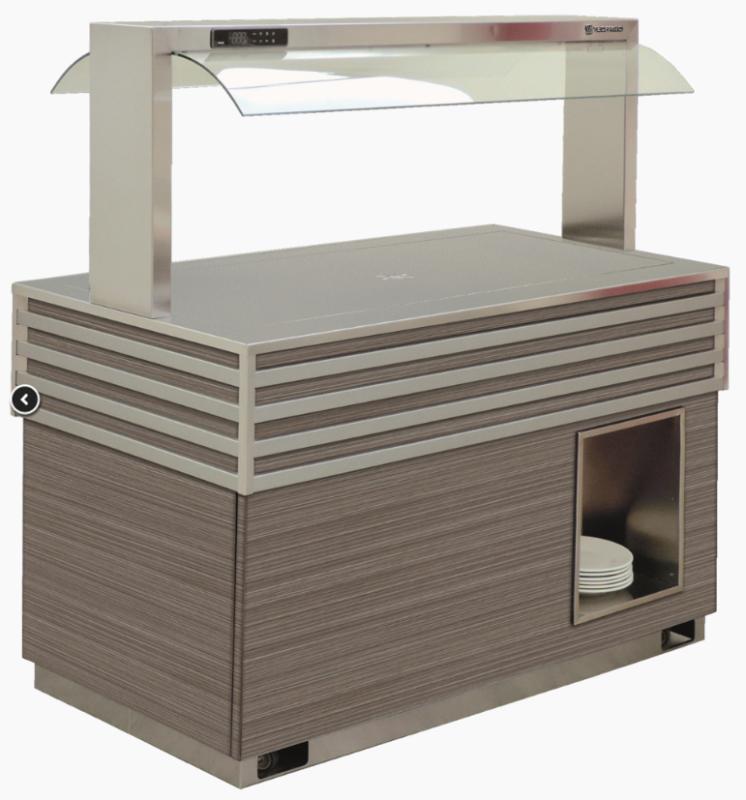 Bild 1: KBS Salatbar mit Kühlplatte Buffet Frutiger 6P