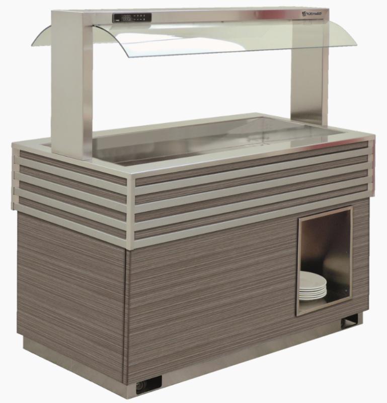 Bild 1: KBS Salatbar mit Kühlwanne Buffet Frutiger 6F