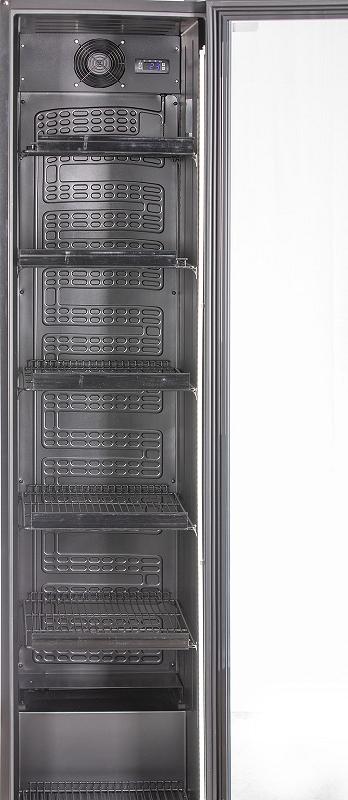 Bild 3: KBS Glastürkühlschrank 327 G Slim schwarz