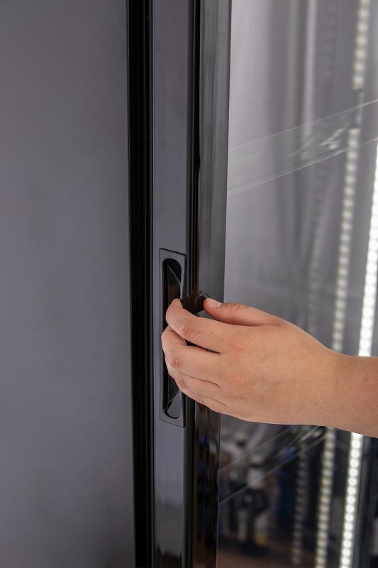 Bild 6: KBS Glastürkühlschrank 327 G Slim schwarz