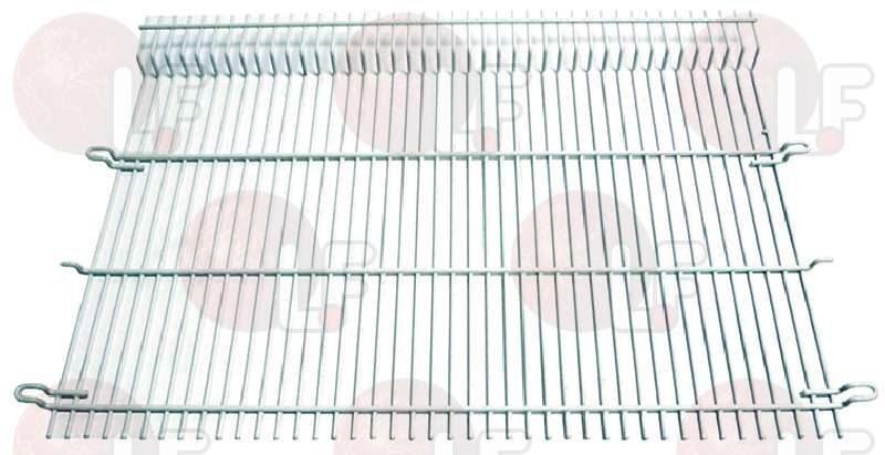 Bild 1: Kühlschrank Gitterrost kunststoffbeschichtet 582 x 385