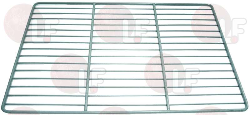 Bild 1: Kühlschrank Gitterrost kunststoffbeschichtet grau 600 x 400