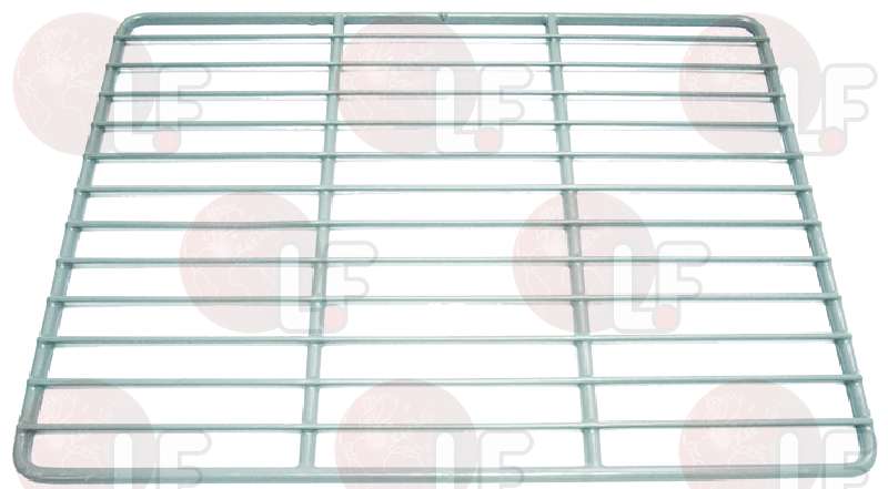 Bild 1: Kühlschrank Gitterrost kunststoffbeschichtet grau 430 x 325