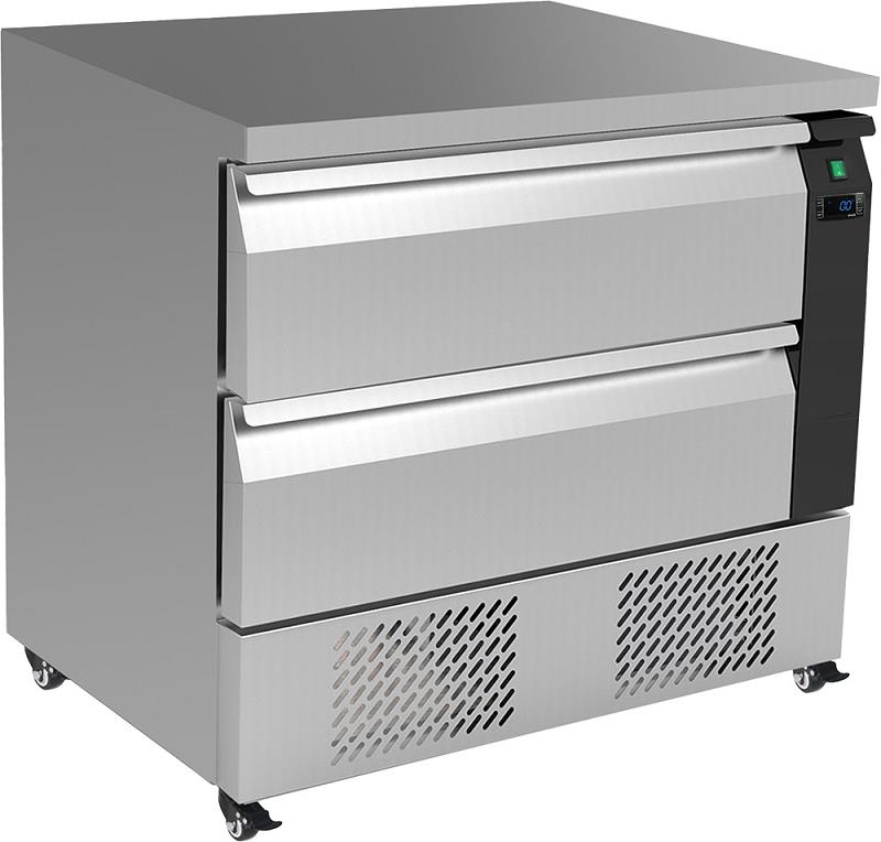 Bild 1: KBS Kühltisch SKT 100 mit 2 Schubladen