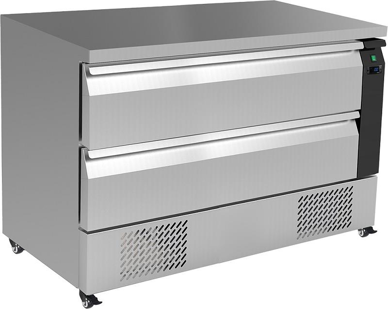 Bild 1: KBS Kühltisch SKT 150 mit 2 Schubladen