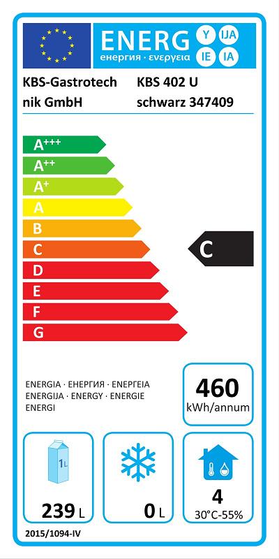 Bild 2: KBS Gewerbekühlschrank KBS 402 U Black-Line